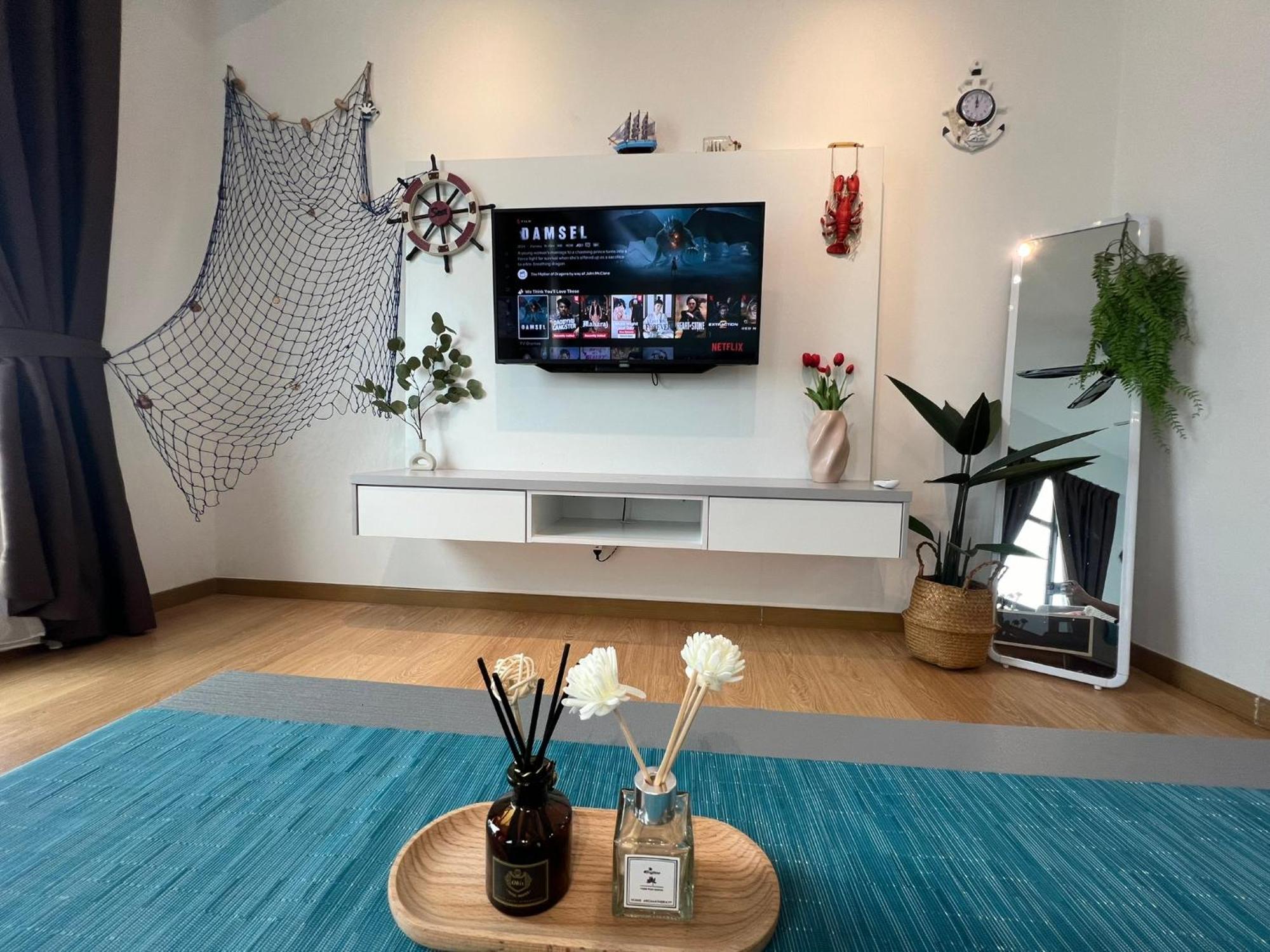Oceanbay2 Seaview 6Pax Studio Netflix A-18-12 Kuantan Esterno foto