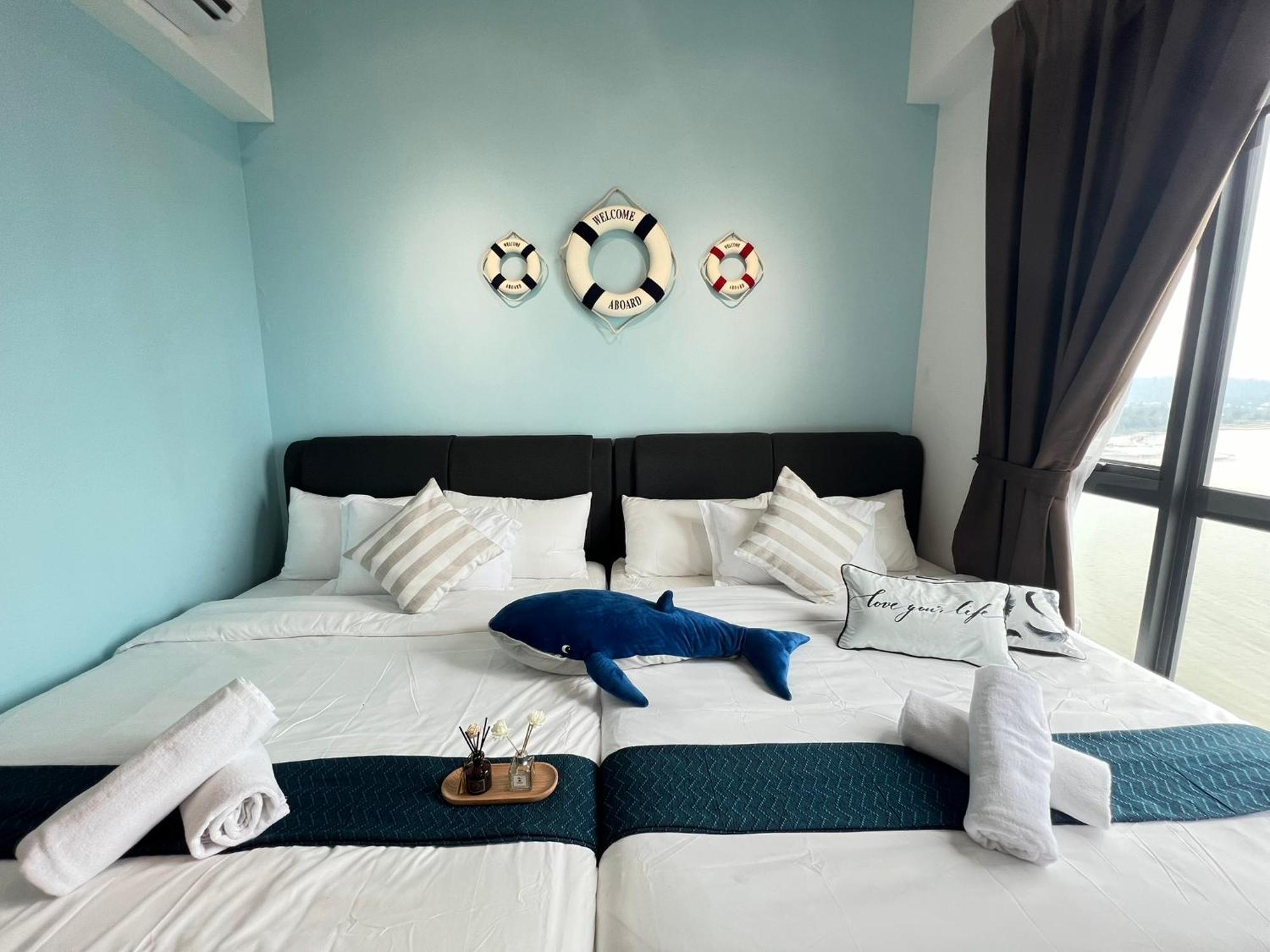 Oceanbay2 Seaview 6Pax Studio Netflix A-18-12 Kuantan Esterno foto