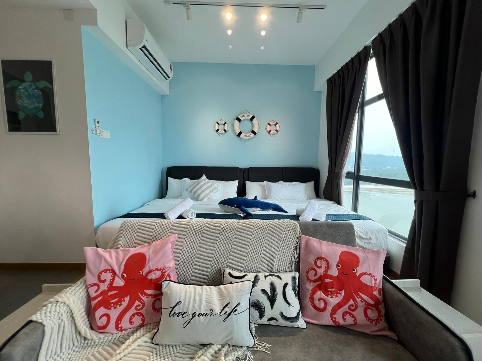 Oceanbay2 Seaview 6Pax Studio Netflix A-18-12 Kuantan Esterno foto