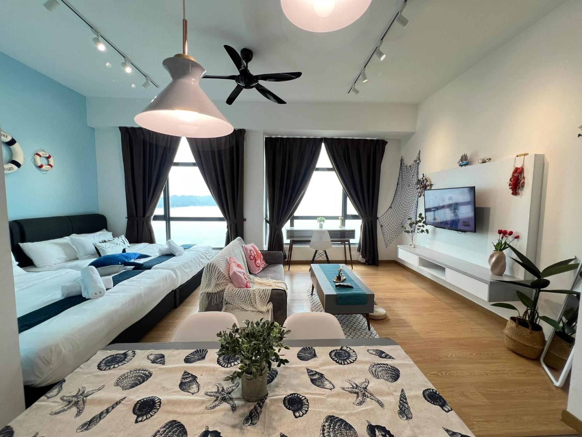 Oceanbay2 Seaview 6Pax Studio Netflix A-18-12 Kuantan Esterno foto