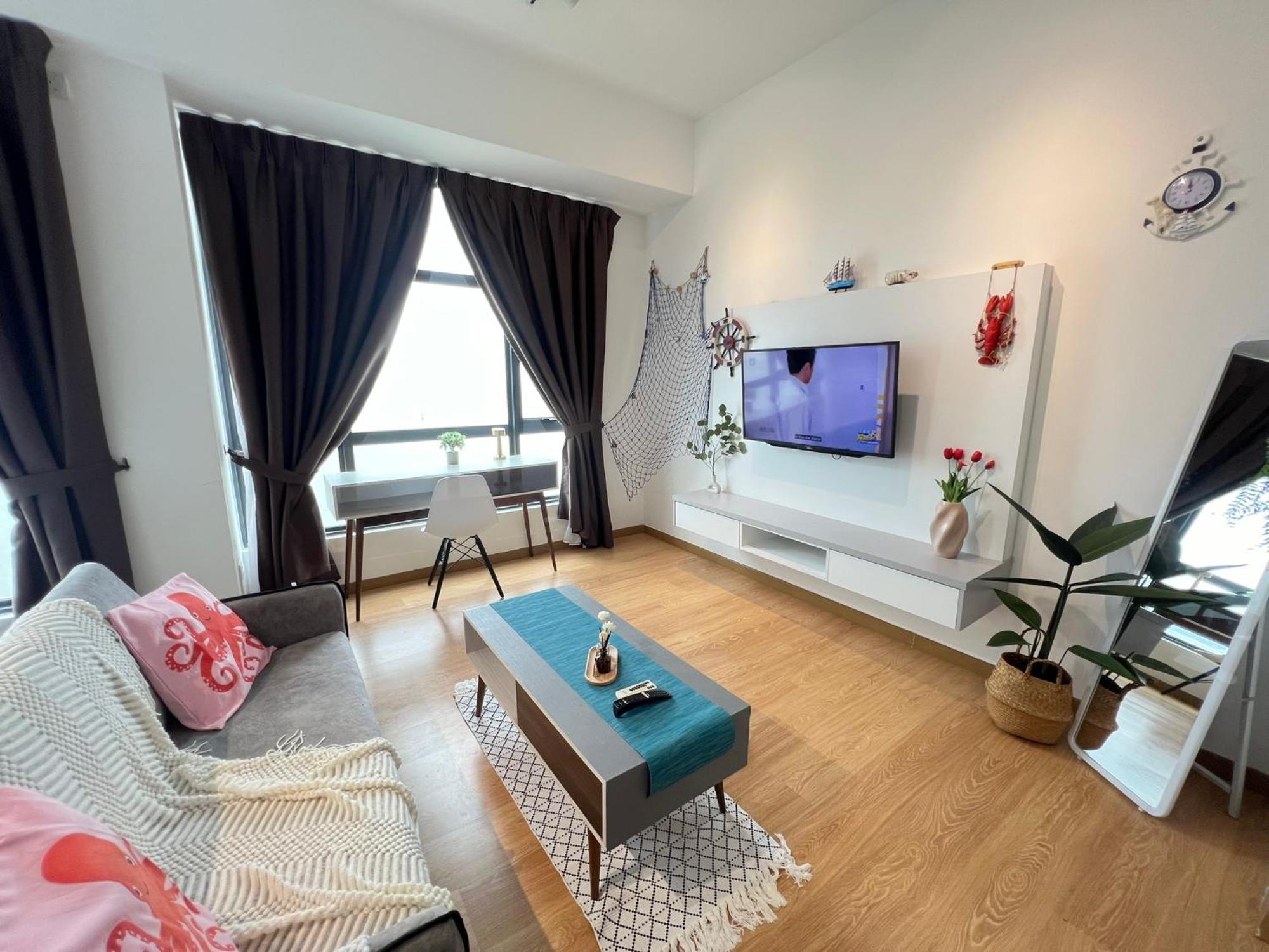 Oceanbay2 Seaview 6Pax Studio Netflix A-18-12 Kuantan Esterno foto